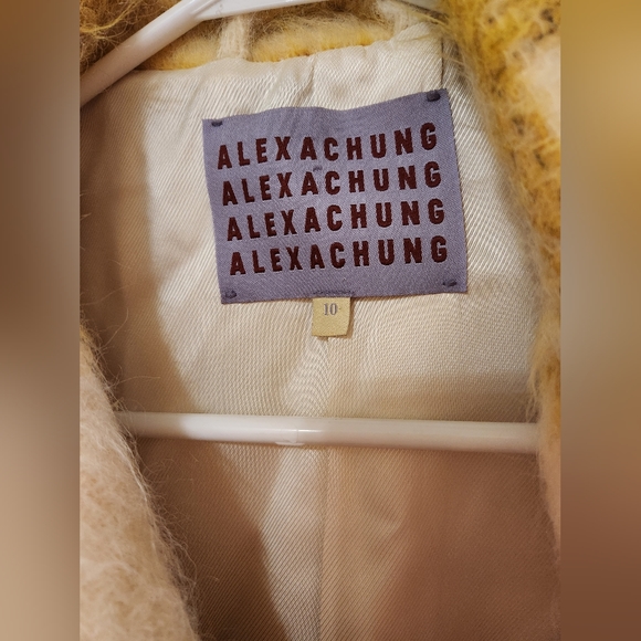 Alexachung mustard plaid trench coat - Picture 5 of 15